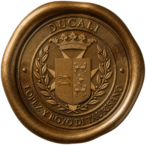 Ducali — Casa Tessile Lopez y Royo di Taurisano, wax seal